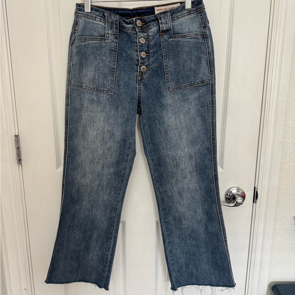Wish List Jeans with Button Fly